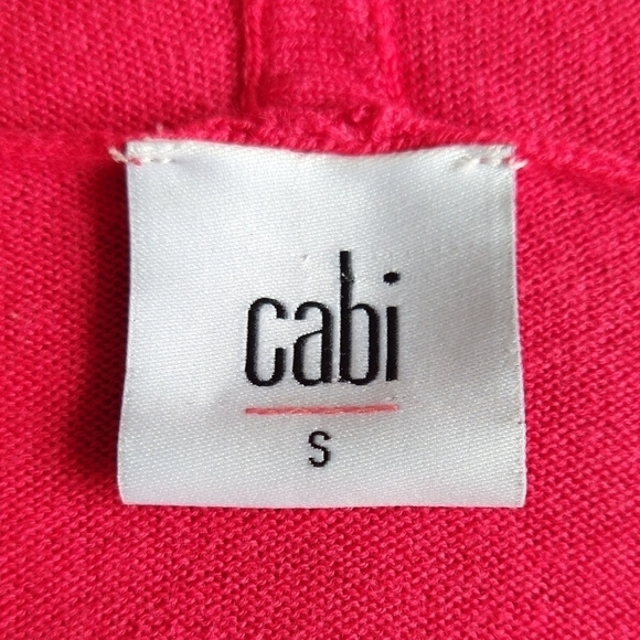 Cabi 5137 Beachcomber Hoodie Coral Full Double Zip Pockets Lightweight Oversized - Picture 8 of 9